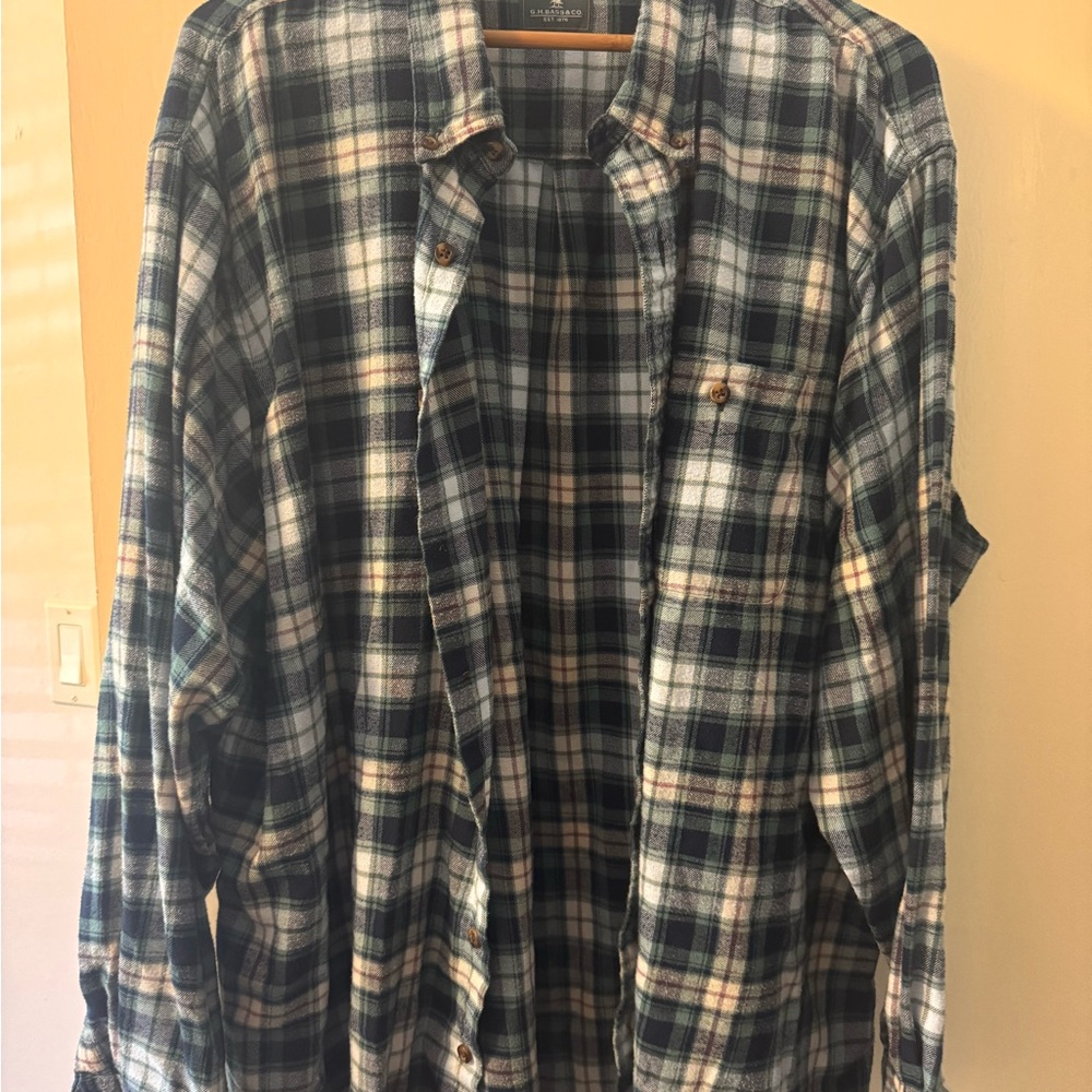 G.H. Bass & Co. Multicolor Plaid Shirt